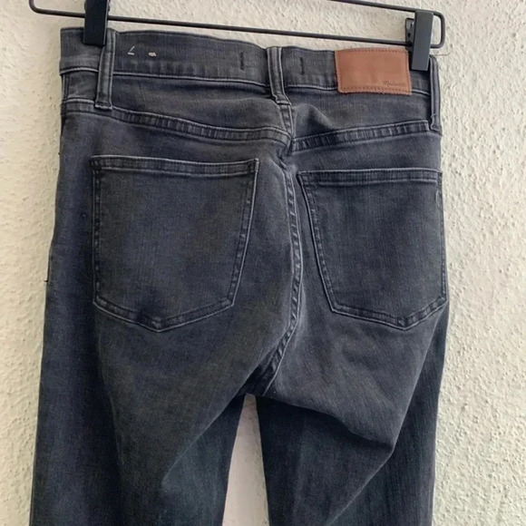 MADEWELL 9" High Riser SKINNY Jeans Shaw Wash Gray Size 25 - Picture 8 of 8